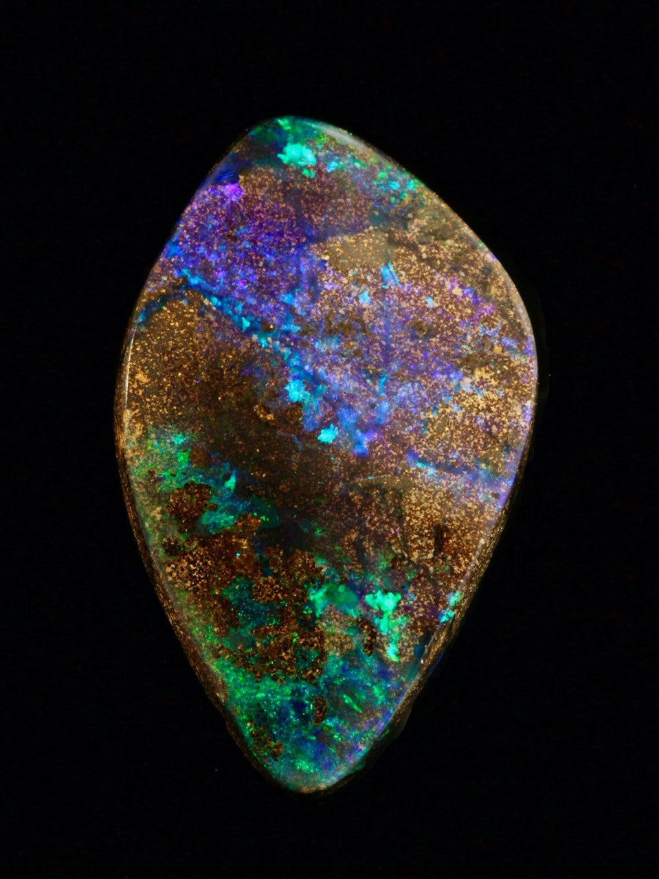 Paraiba Reef Australian Boulder Opal - 17.4 ct