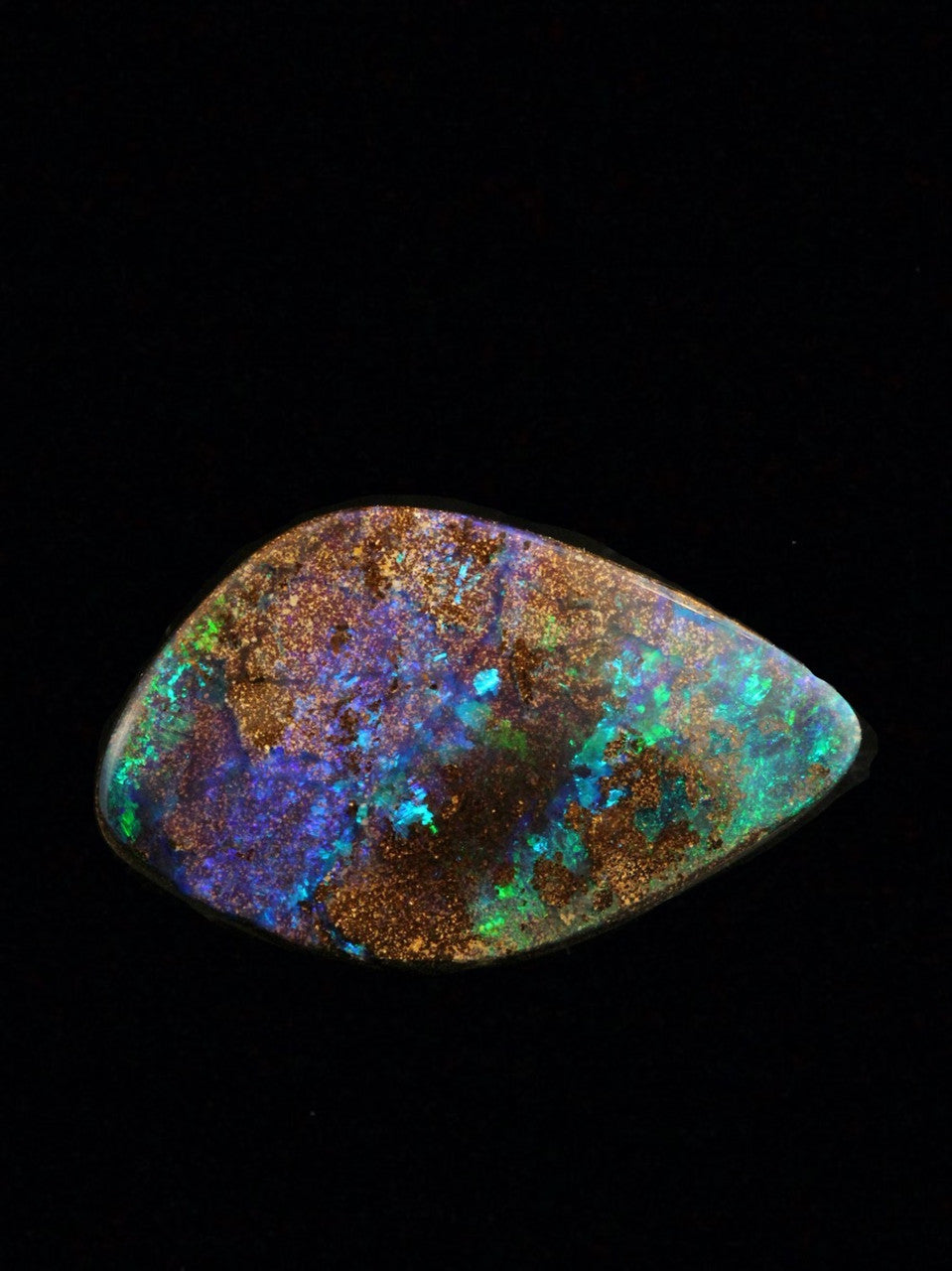 Paraiba Reef Australian Boulder Opal - 17.4 ct