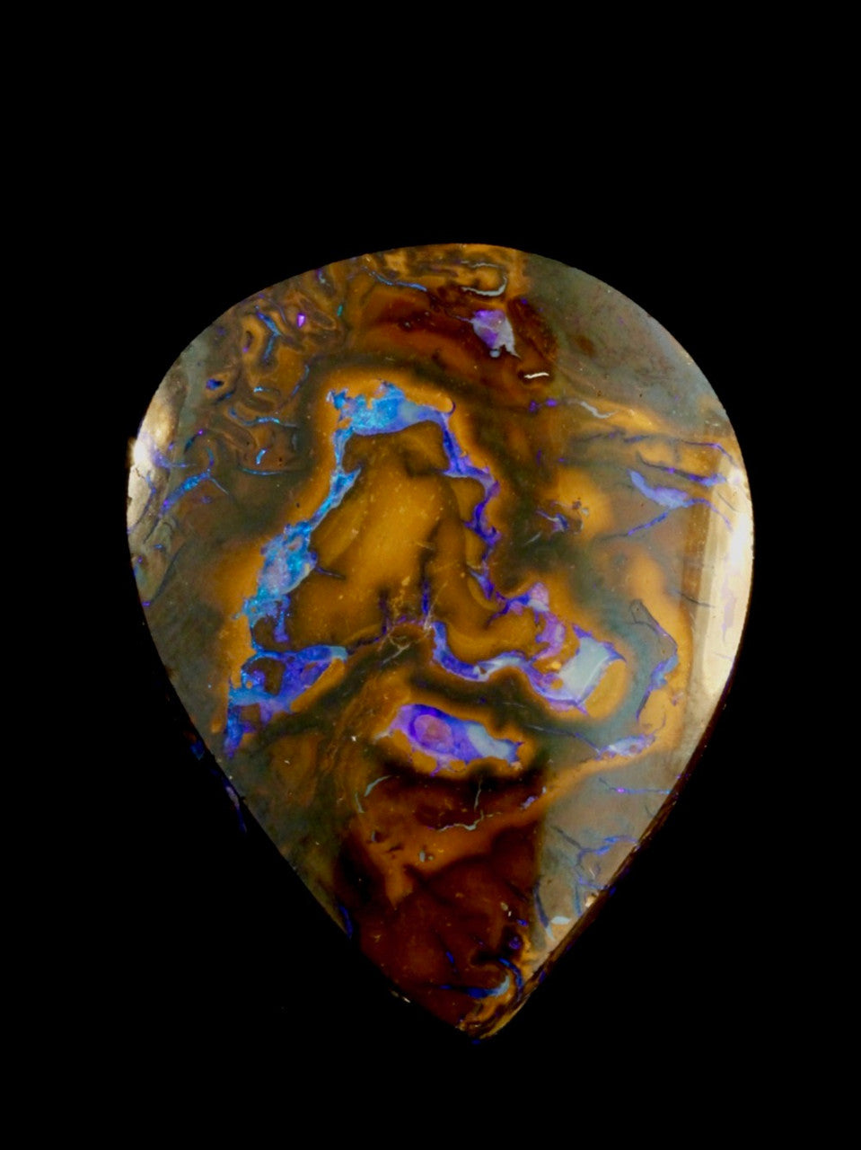 Viper's Kiss - Australian Boulder Opal - 50 ct