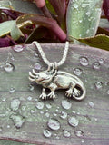 Axolotl Charm - Silver