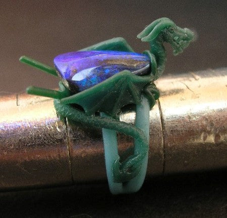 Azur Opal Dragon Ring