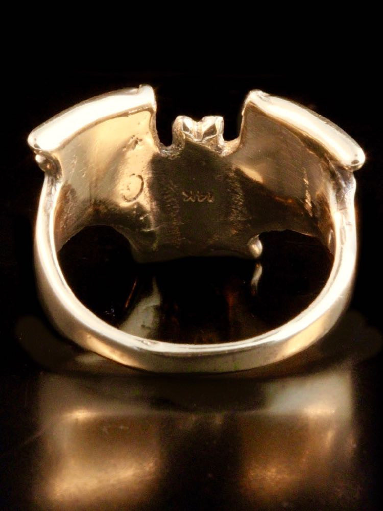Bat Flight Ring in 14k Gold