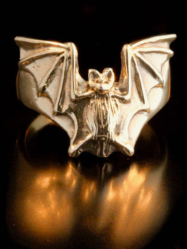 Bat Flight Ring - Solid 14k Gold