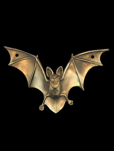 Bat Drawer Pull Sculpture - Bronze