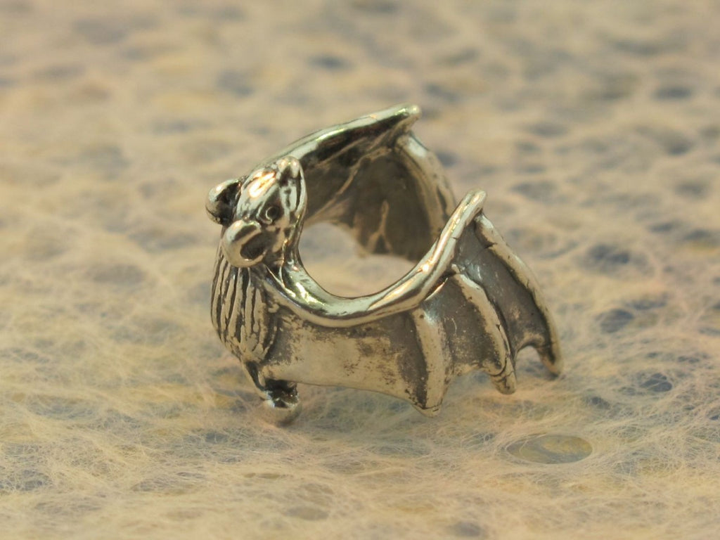 Bat Ear Cuff in Silver
