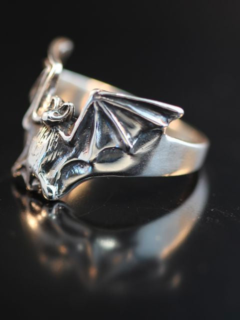 Bat Flight Ring - Silver