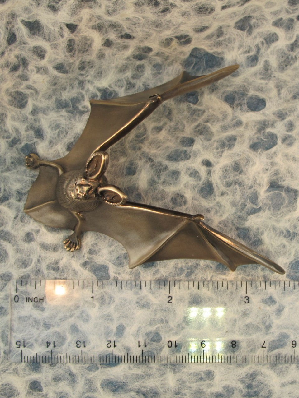 Bat Hook Sculpture - Bronze