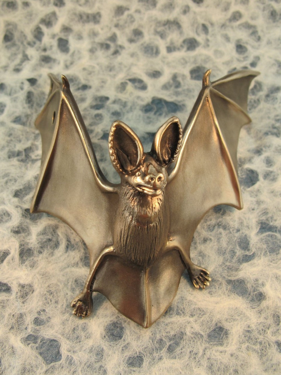 Bat Hook Sculpture - Bronze