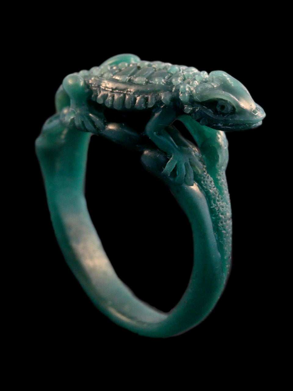 Bearded Dragon Ring in Wax
