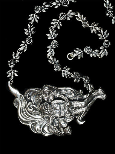 Beauty and the Beast Neckpiece - Sterling Silver