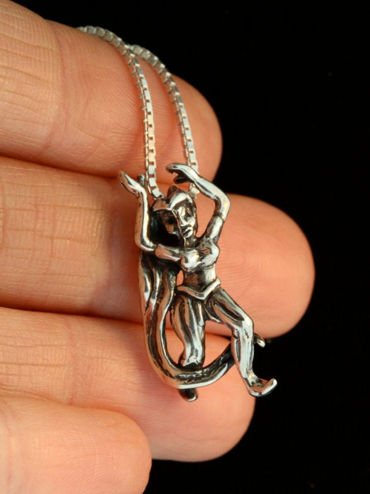 Arabian Nights - Belly Dancer Charm - Silver