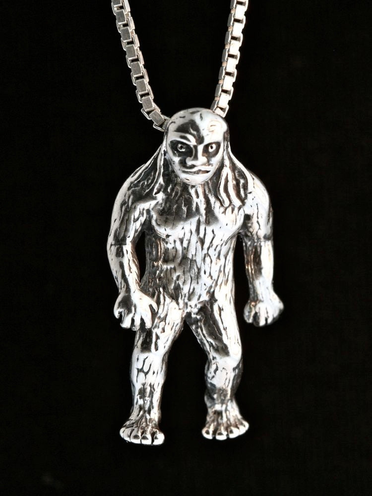 Bigfoot Pendant - Sterling Silver