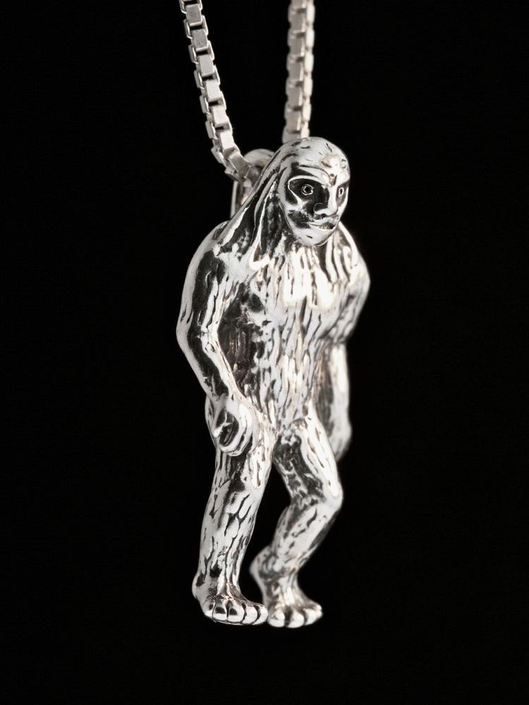 Bigfoot Pendant - Sterling Silver