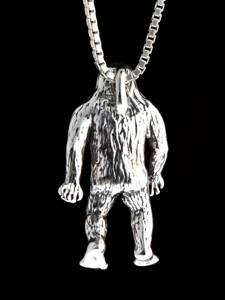 Bigfoot Pendant - Sterling Silver