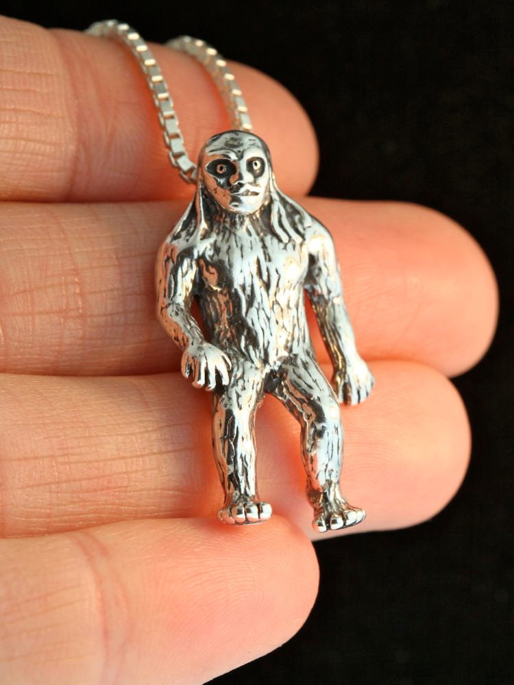 Bigfoot Pendant - Sterling Silver