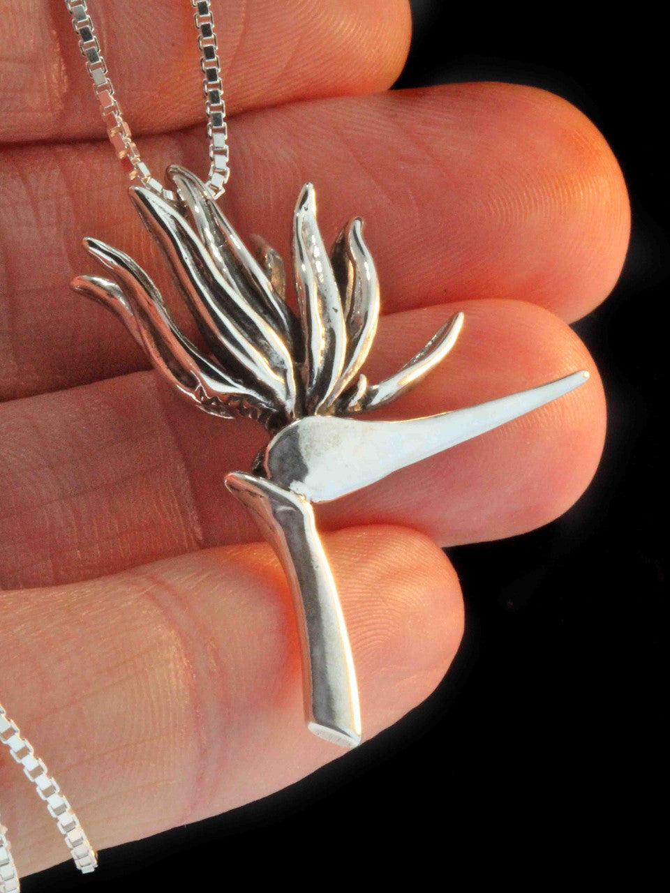 Bird of Paradise Charm Pendant