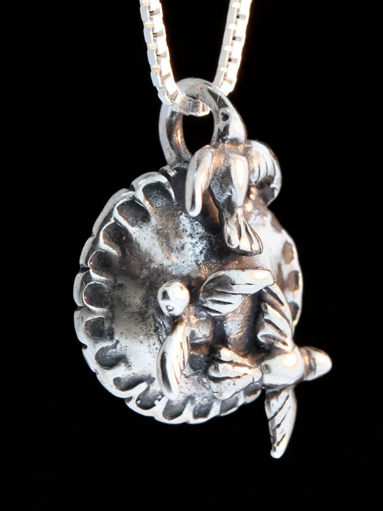 Mother Goose - Blackbird in a Pie Charm - Silver