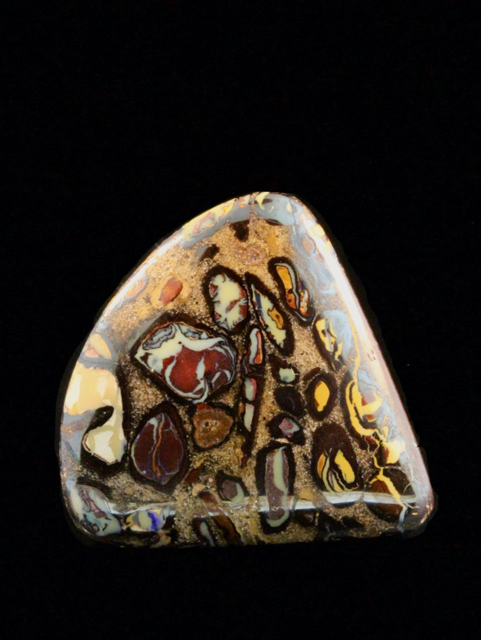 Petroglyph - Australian Koroit Boulder Opal - 57.8 ct