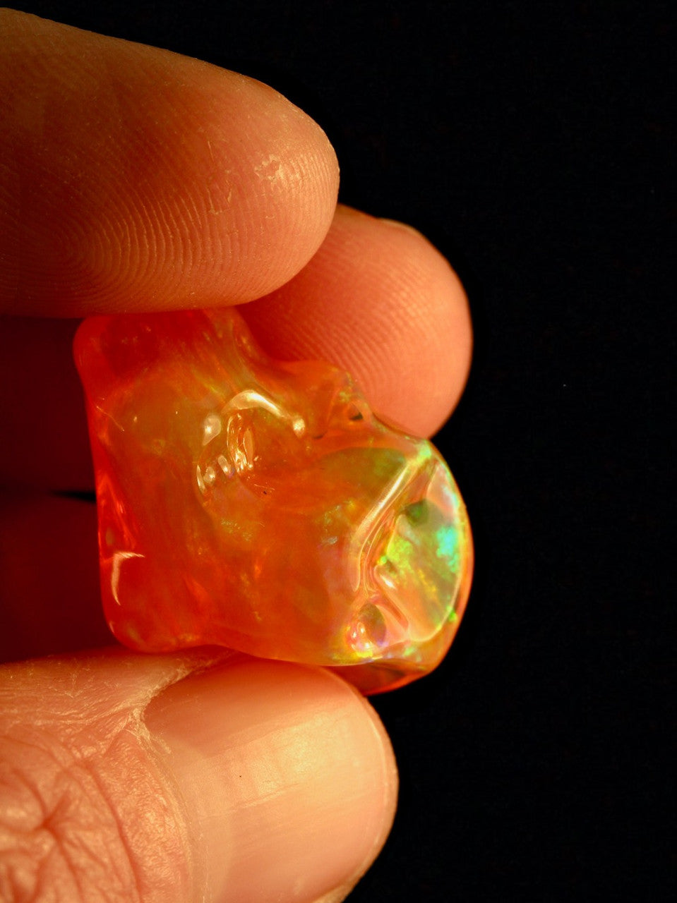 Huitzilopochtli - Mexican Fire Opal - 23.7 ct