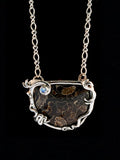 Marston Marble Ammonite Neckpiece 3 - Sterling Silver