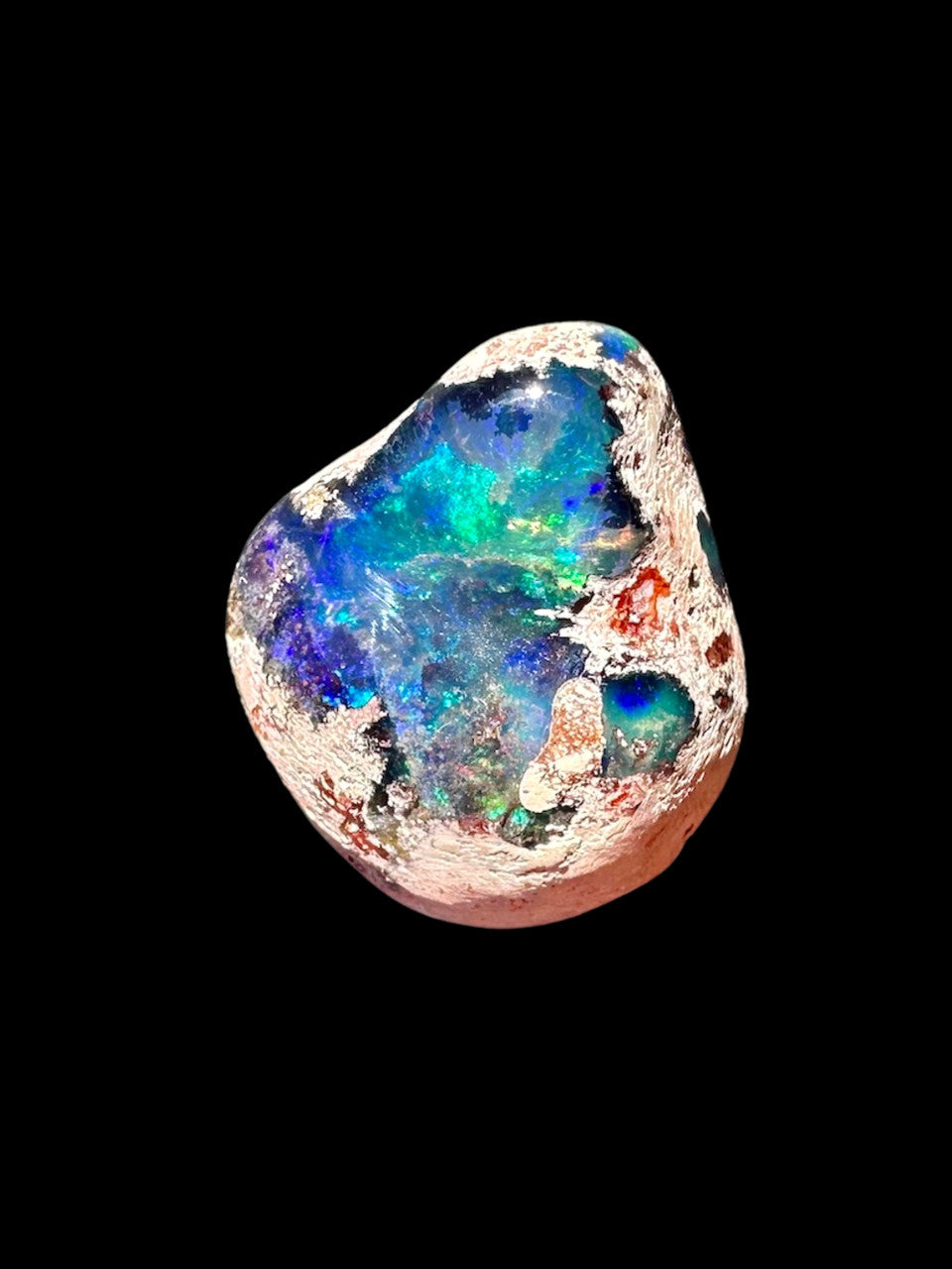 Rainbow Lagoon - Mexican Matrix Fire Opal - 13.6 Carats