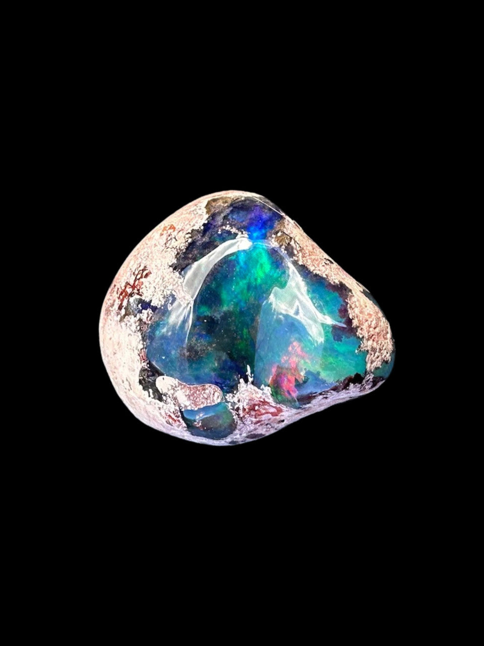 Rainbow Lagoon - Mexican Matrix Fire Opal - 13.6 Carats