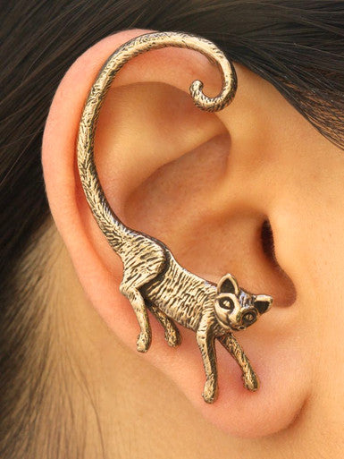 Cat's Meow Ear Wrap - Bronze