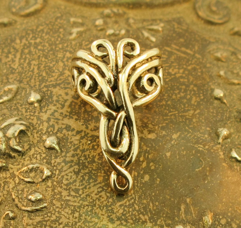 Arabesque Ear Cuff in Bronze