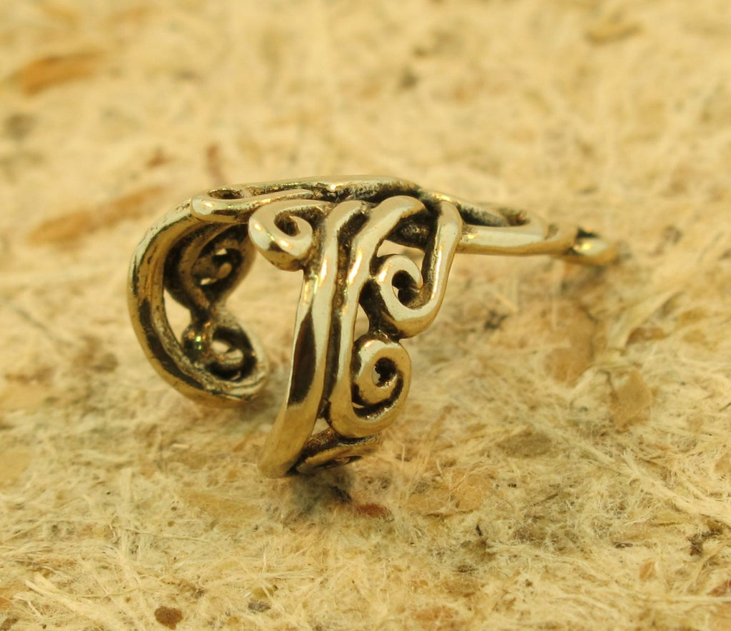 Arabesque Ear Cuff in Bronze