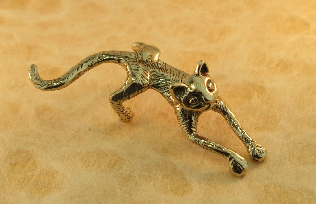 Crawling Cat Ear Cuff - Bronze