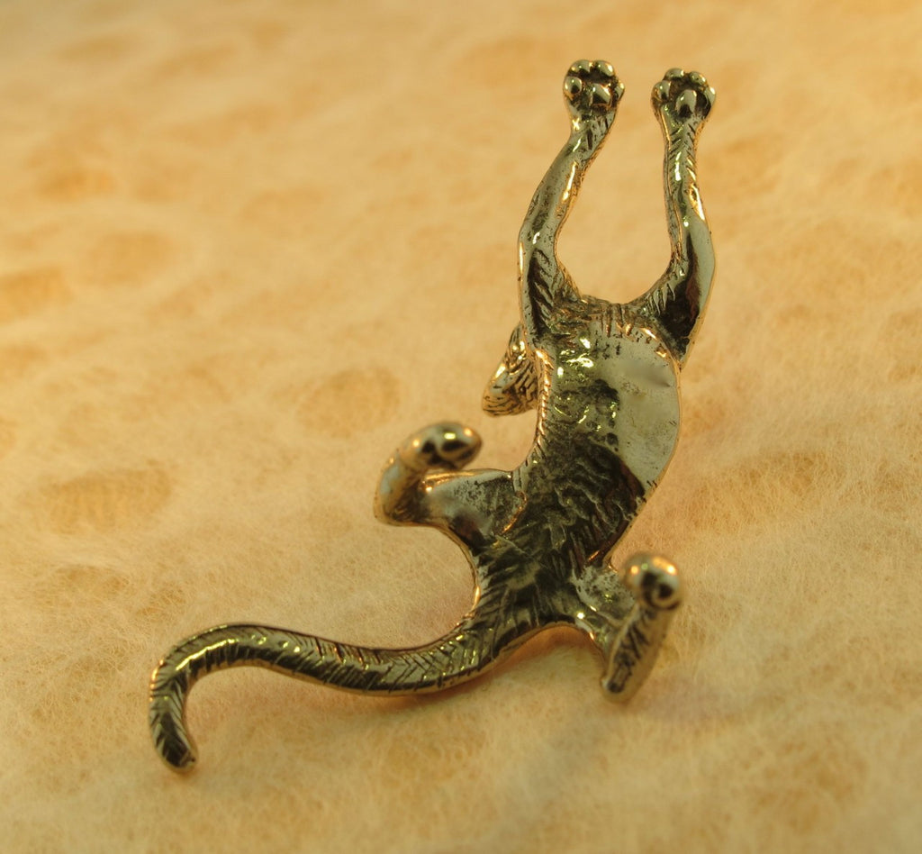 Crawling Cat Ear Cuff - Bronze