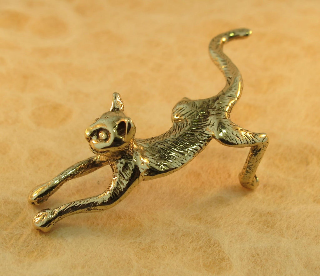 Crawling Cat Ear Cuff - Bronze