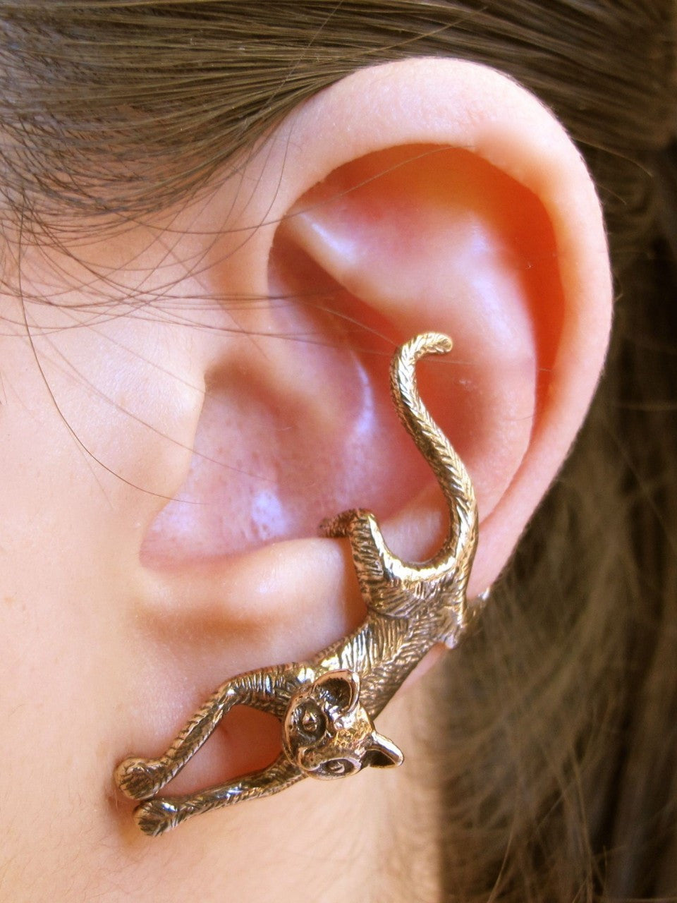 Cat Ear Cuff - Bronze