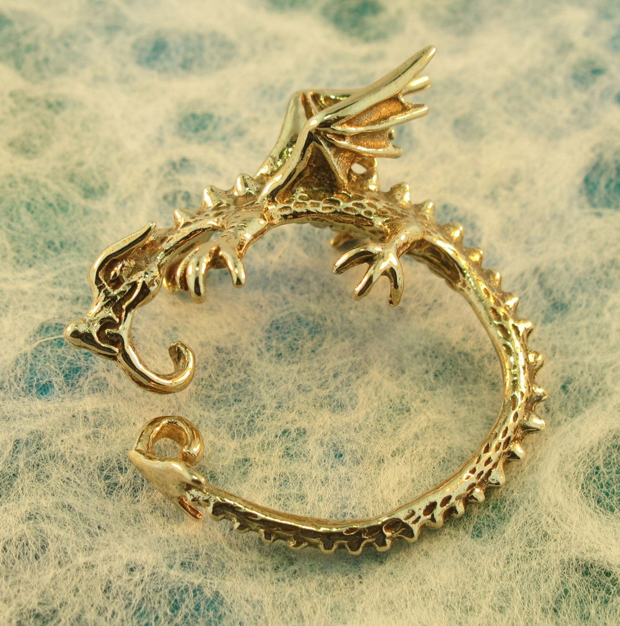 Dragon Whisperer Ear Cuff Hoop in Bronze