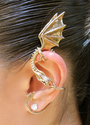 Elfin Dragon Ear Wrap - Bronze