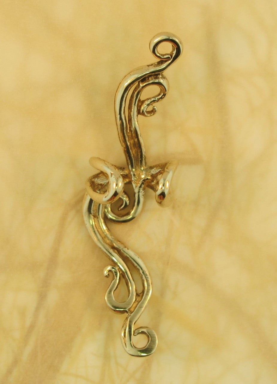 French Twist Ear Cuff in Bronze