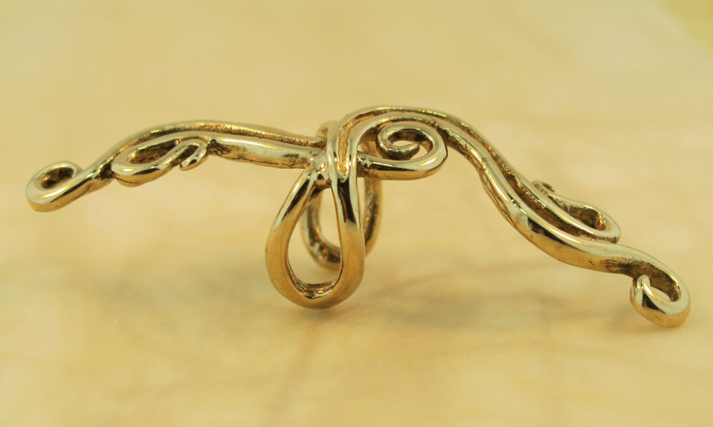 French Twist Ear Cuff in Bronze