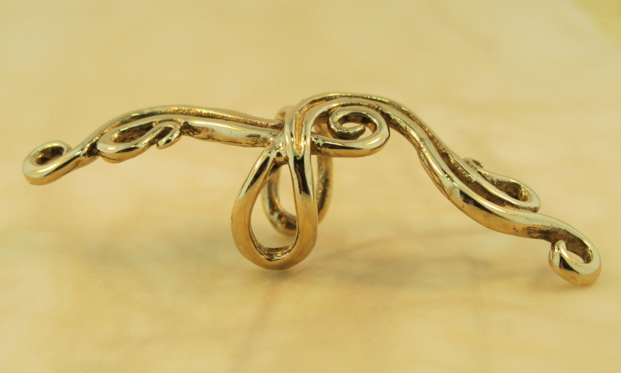 French Twist Ear Cuff in Bronze
