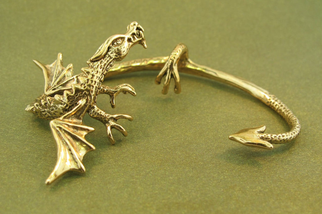 Guardian Dragon Ear Wrap - Bronze