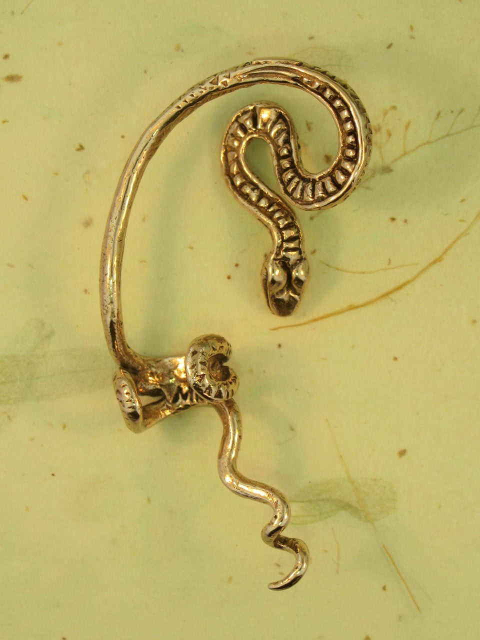 Bronze Python Ear Wrap
