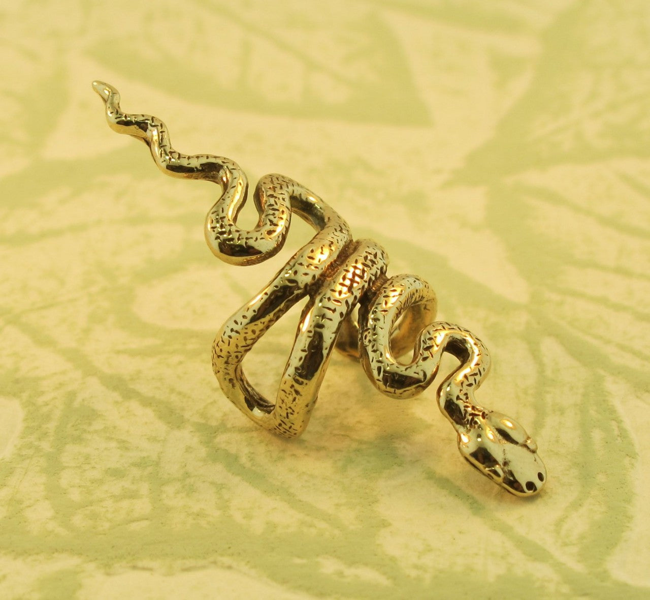 Bronze Snake Ear Cuff
