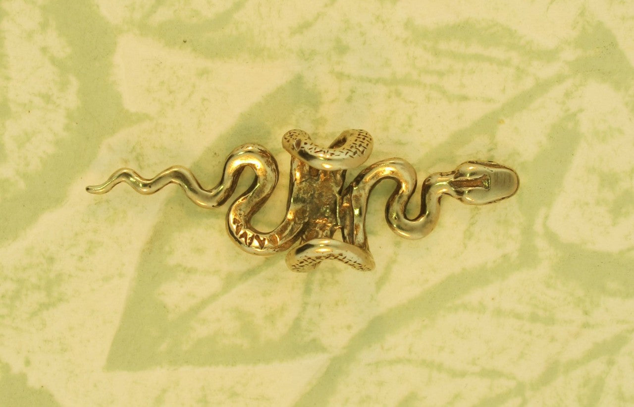 Bronze Snake Ear Cuff
