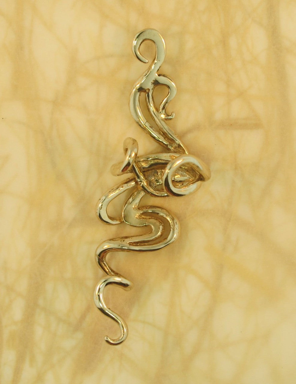 Spiro Ear Cuff in Bronze