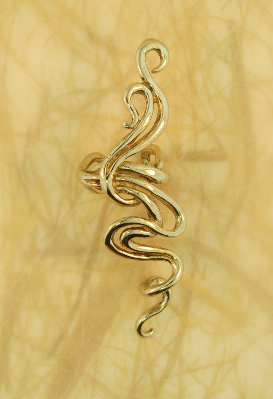 Spiro Ear Cuff in Bronze