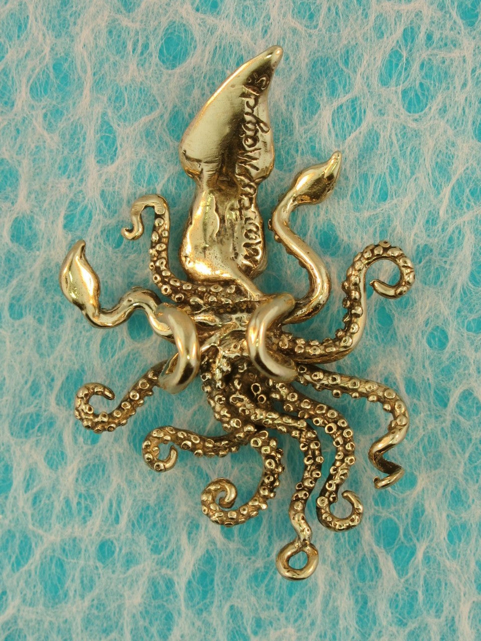 Kraken Squid Ear Cuff - Bronze