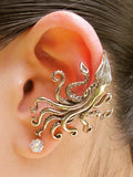 Kraken Squid Ear Cuff - Bronze
