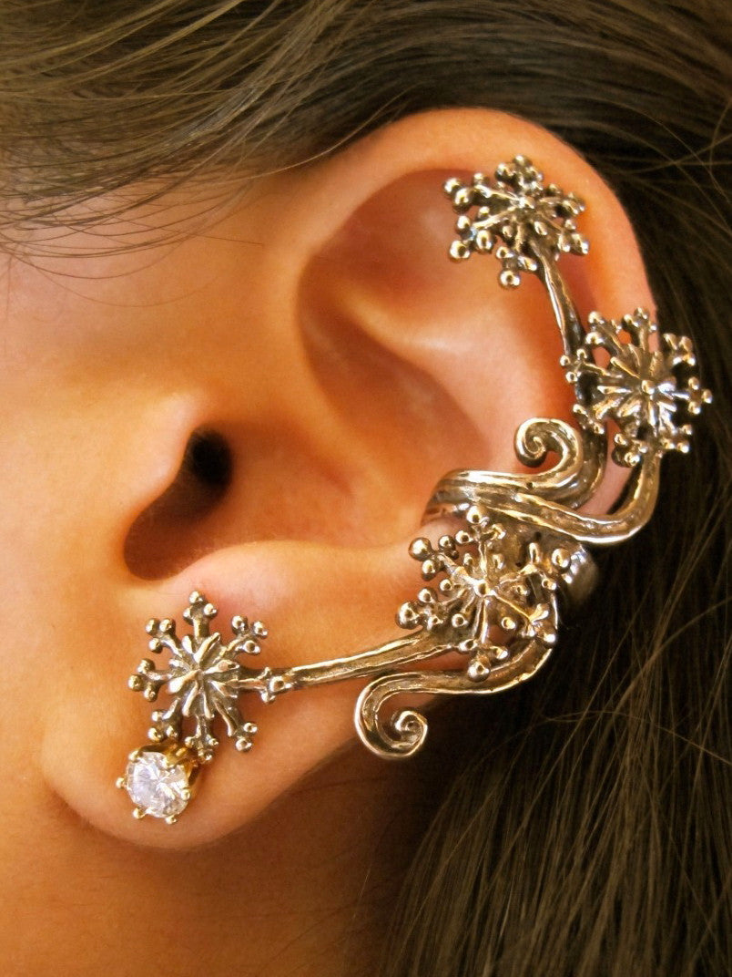 Starburst Ear Cuff - Bronze