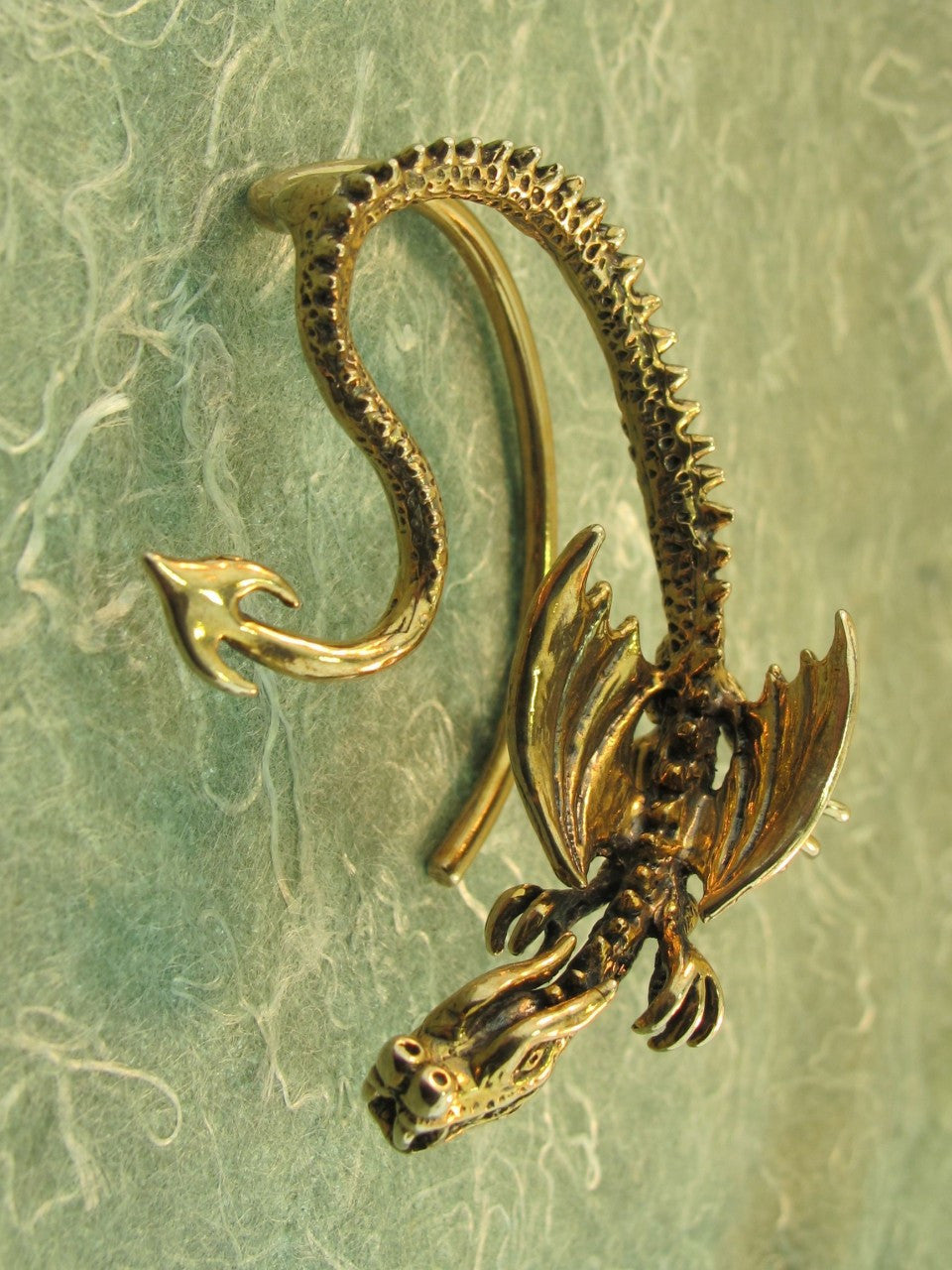 Throne Dragon Ear Wrap in Bronze