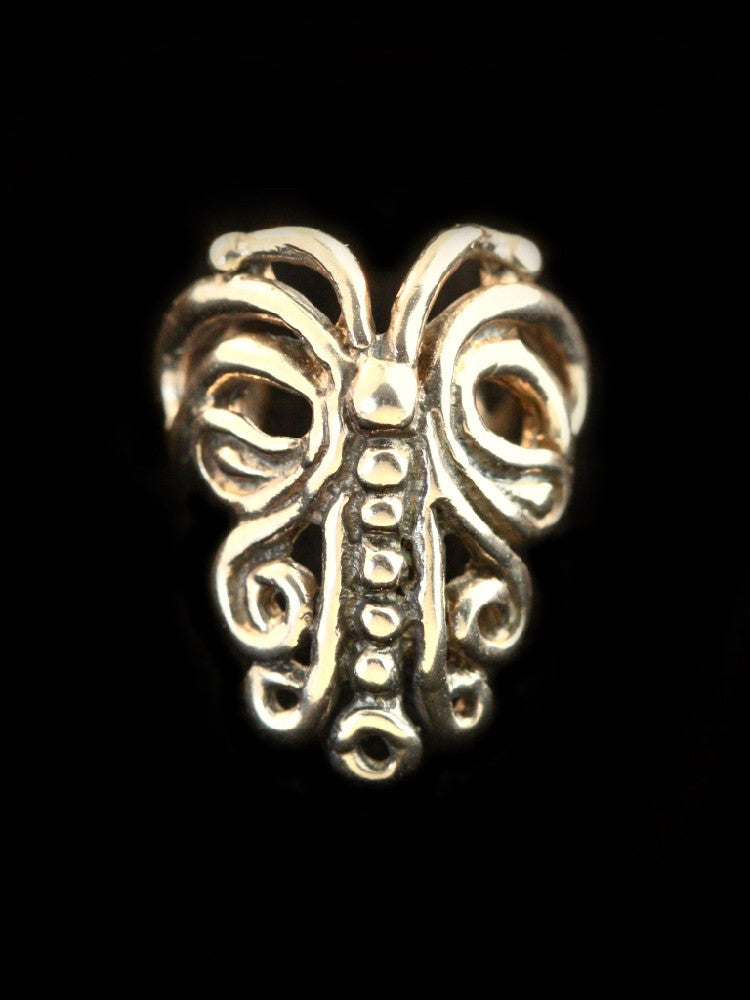 Butterfly Ear Cuff Chevron in Bronze