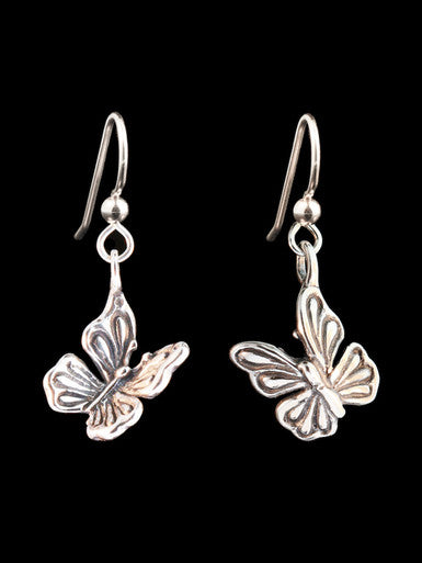 Butterfly Earrings - Silver